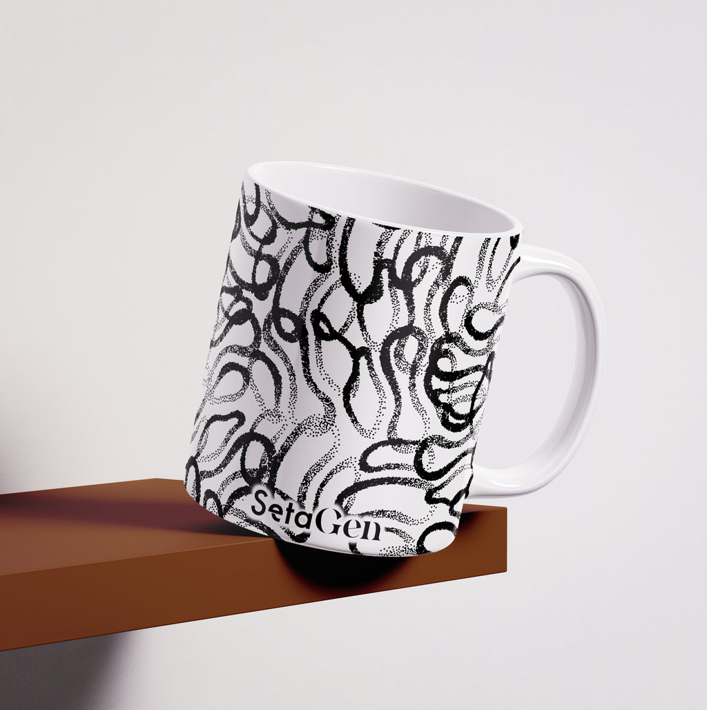 Mug coleccionable multicolor